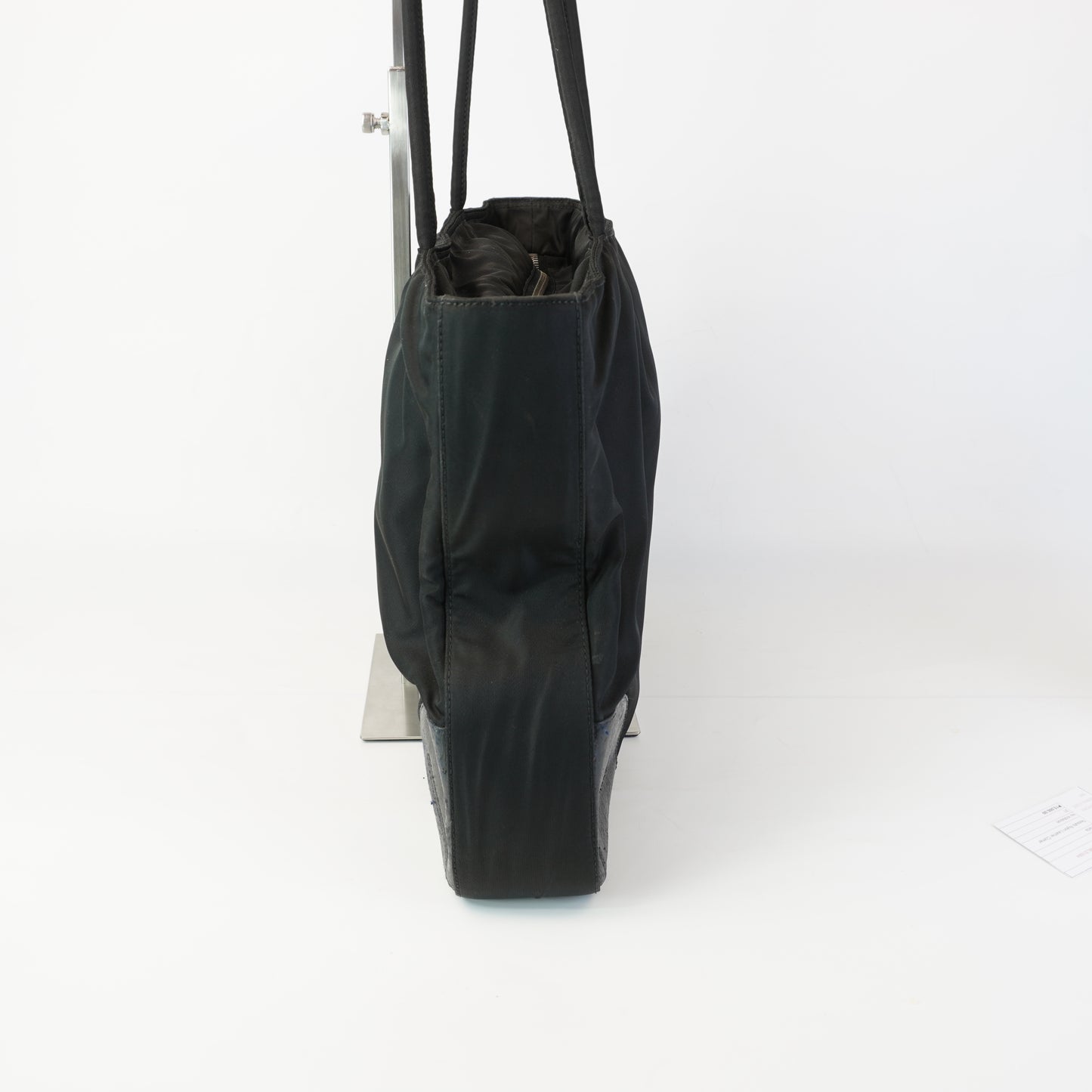 Prada Tessuto Nylon Leather Corner