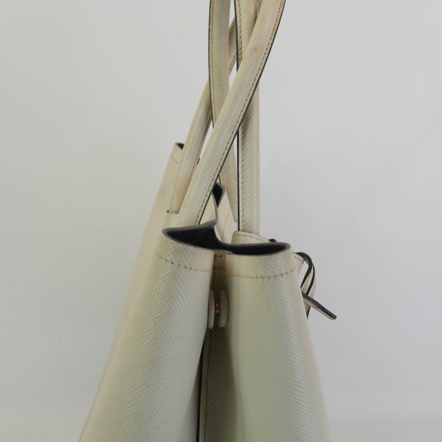 Prada Saffiano Leather Double Bag GHW