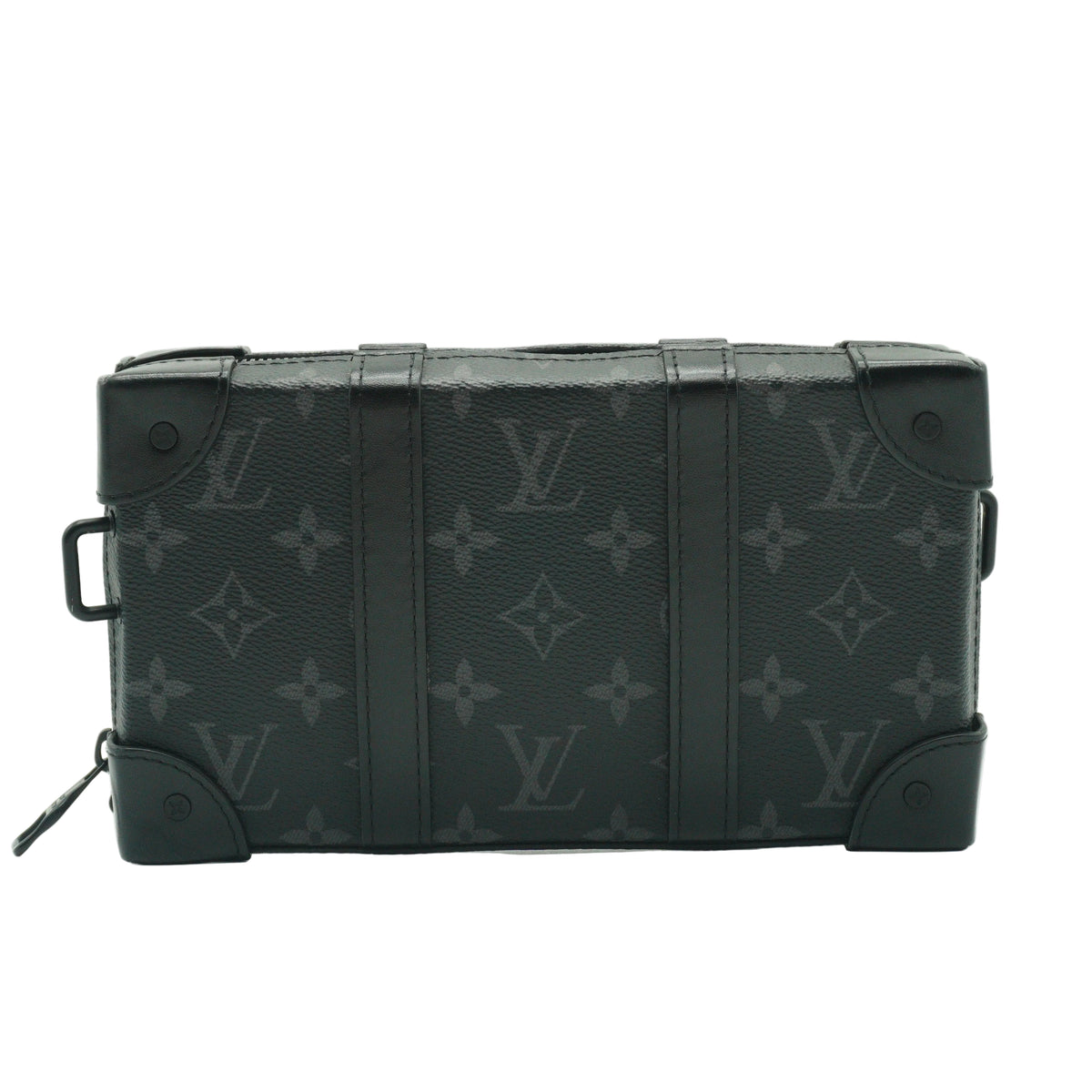 Louis Vuitton Monogram Eclipse Soft Tunk Wallet Blach MHW