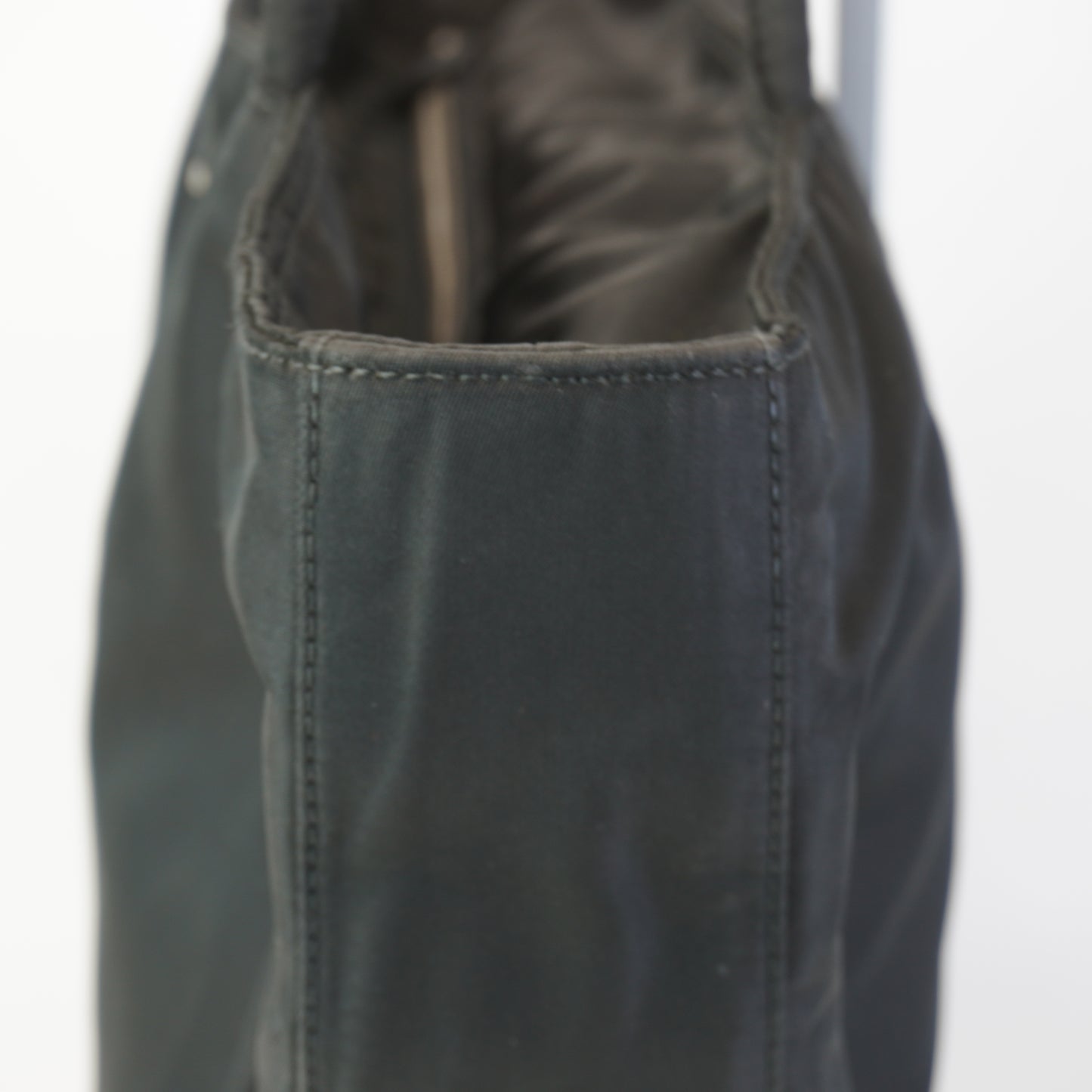 Prada Tessuto Nylon Leather Corner