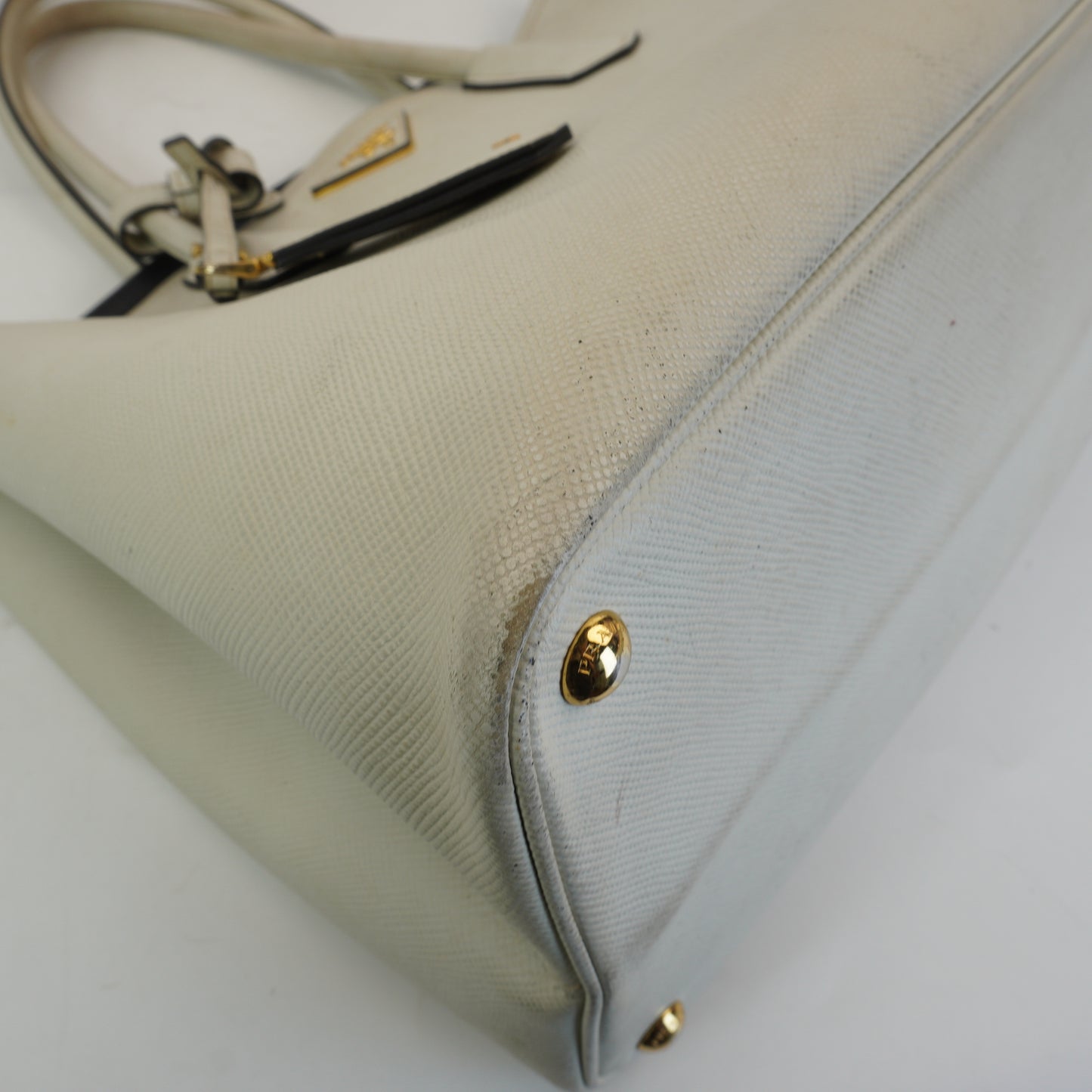 Prada Saffiano Leather Double Bag GHW