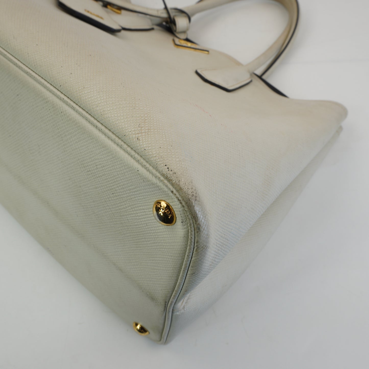 Prada Saffiano Leather Double Bag GHW