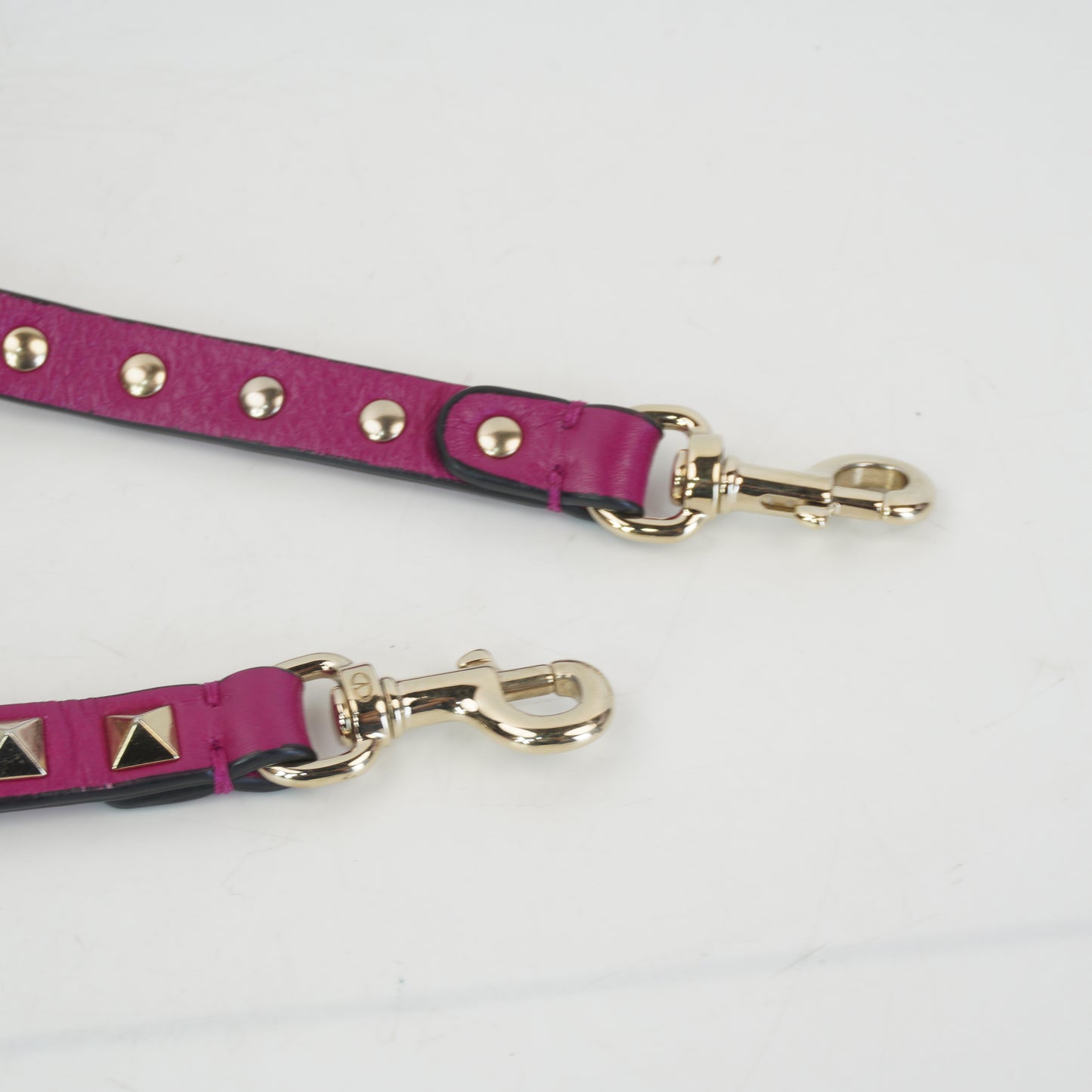 Valentino Rockstud Pebbled Bucket Bag GHW Mini