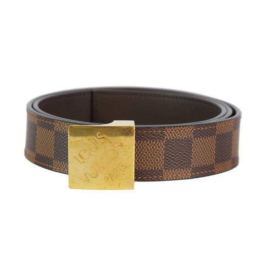 Louis Vuitton	Belt Cienture Carre 34/35