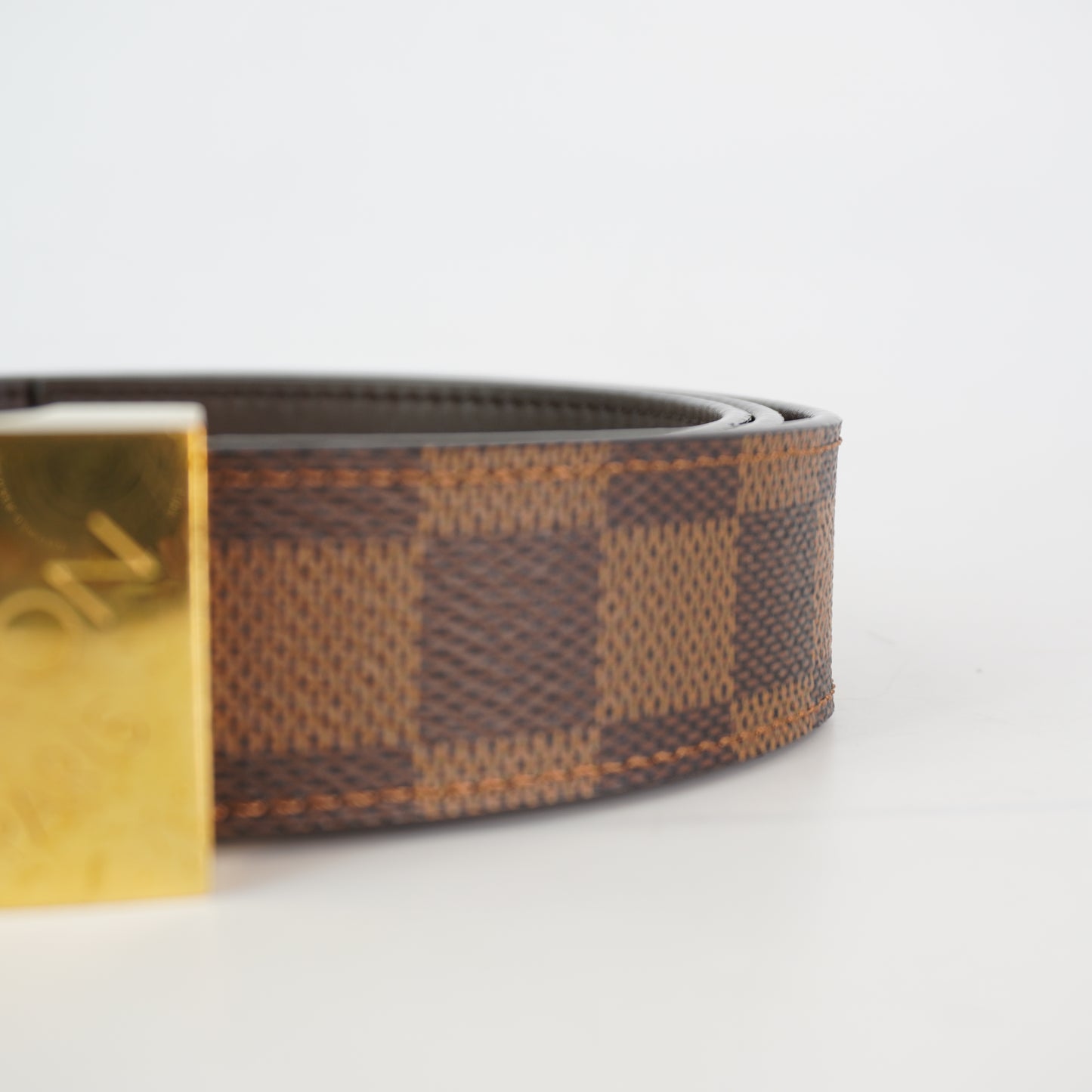 Louis Vuitton	Belt Cienture Carre 34/35
