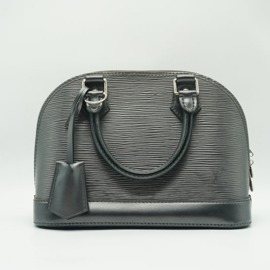 Louis Vuitton	Alma BB Epi Grey SHW