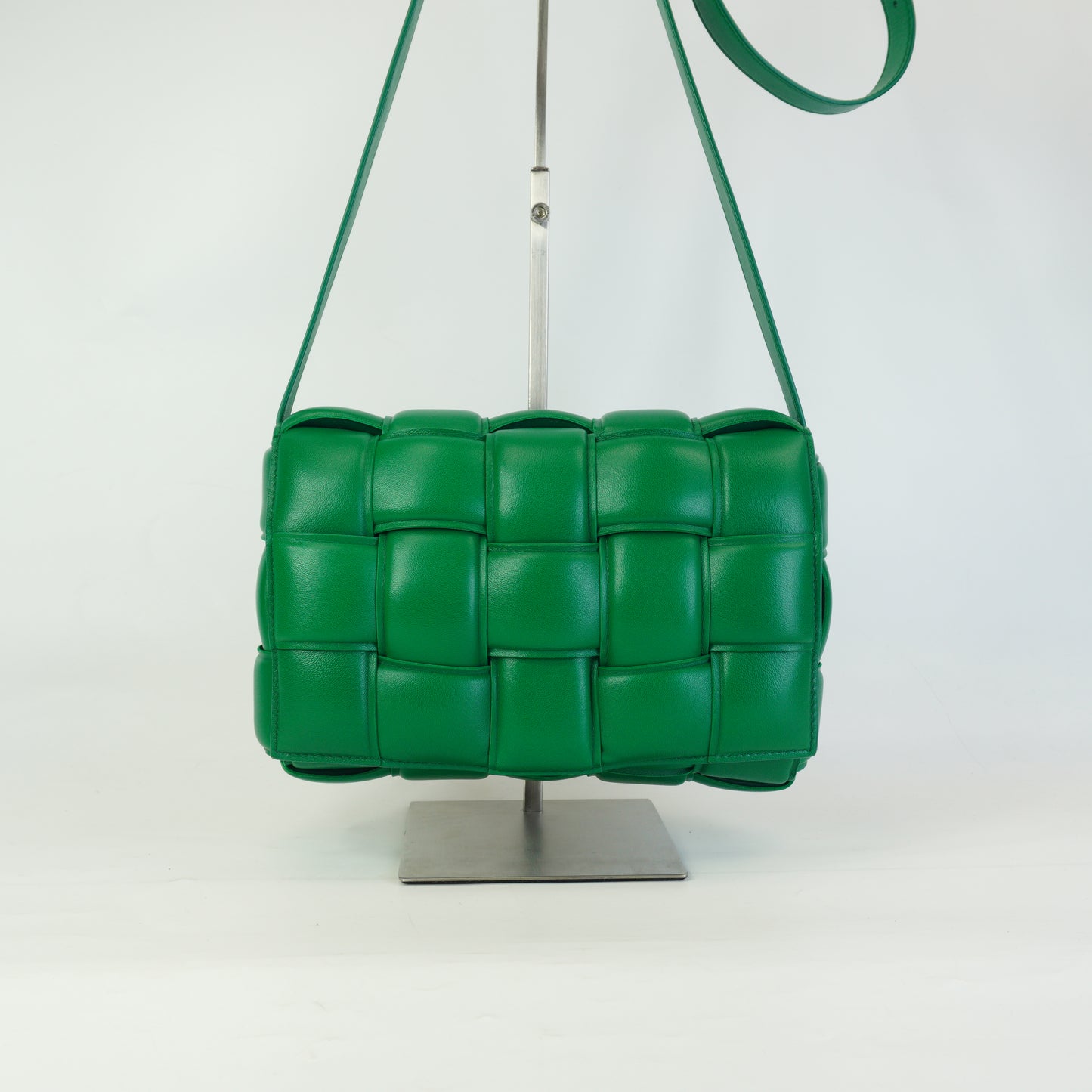 Bottega Veneta Padded Cassette Green Medium GHW