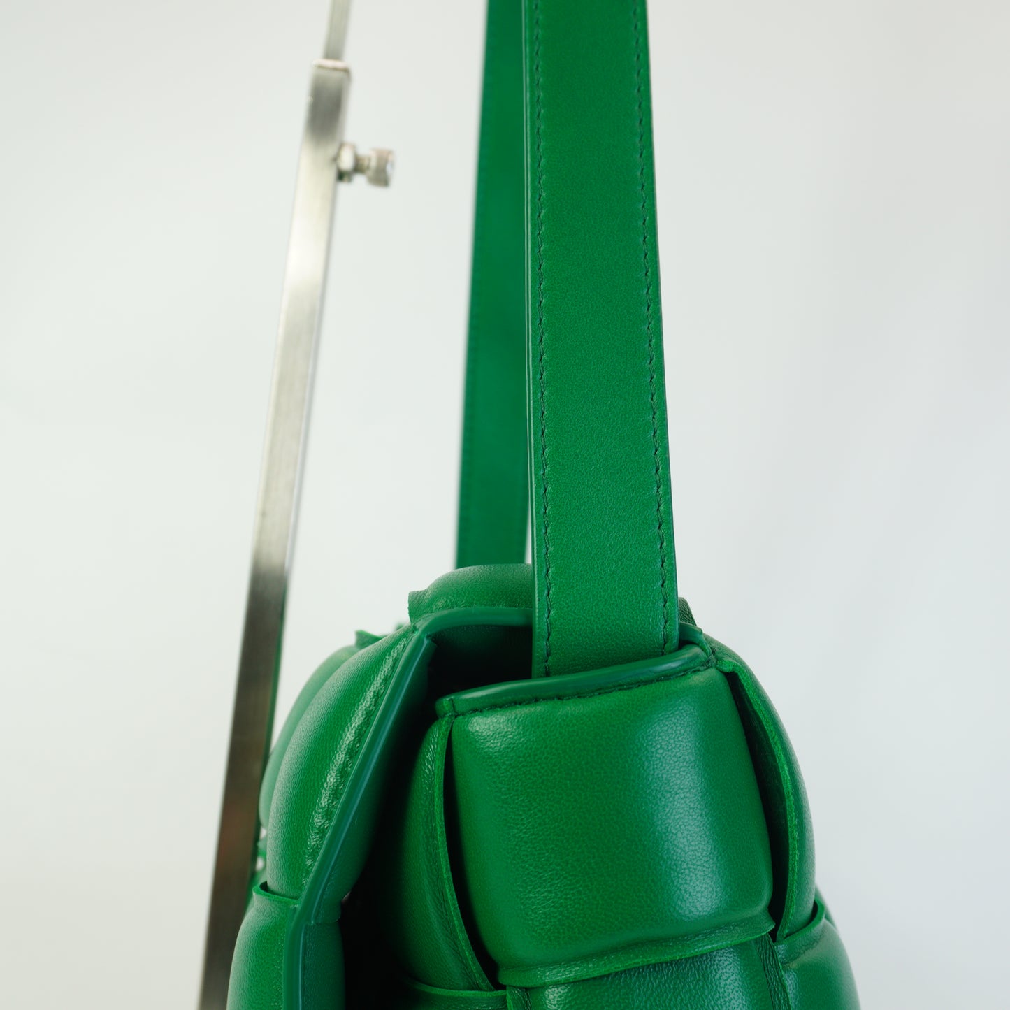 Bottega Veneta Padded Cassette Green Medium GHW