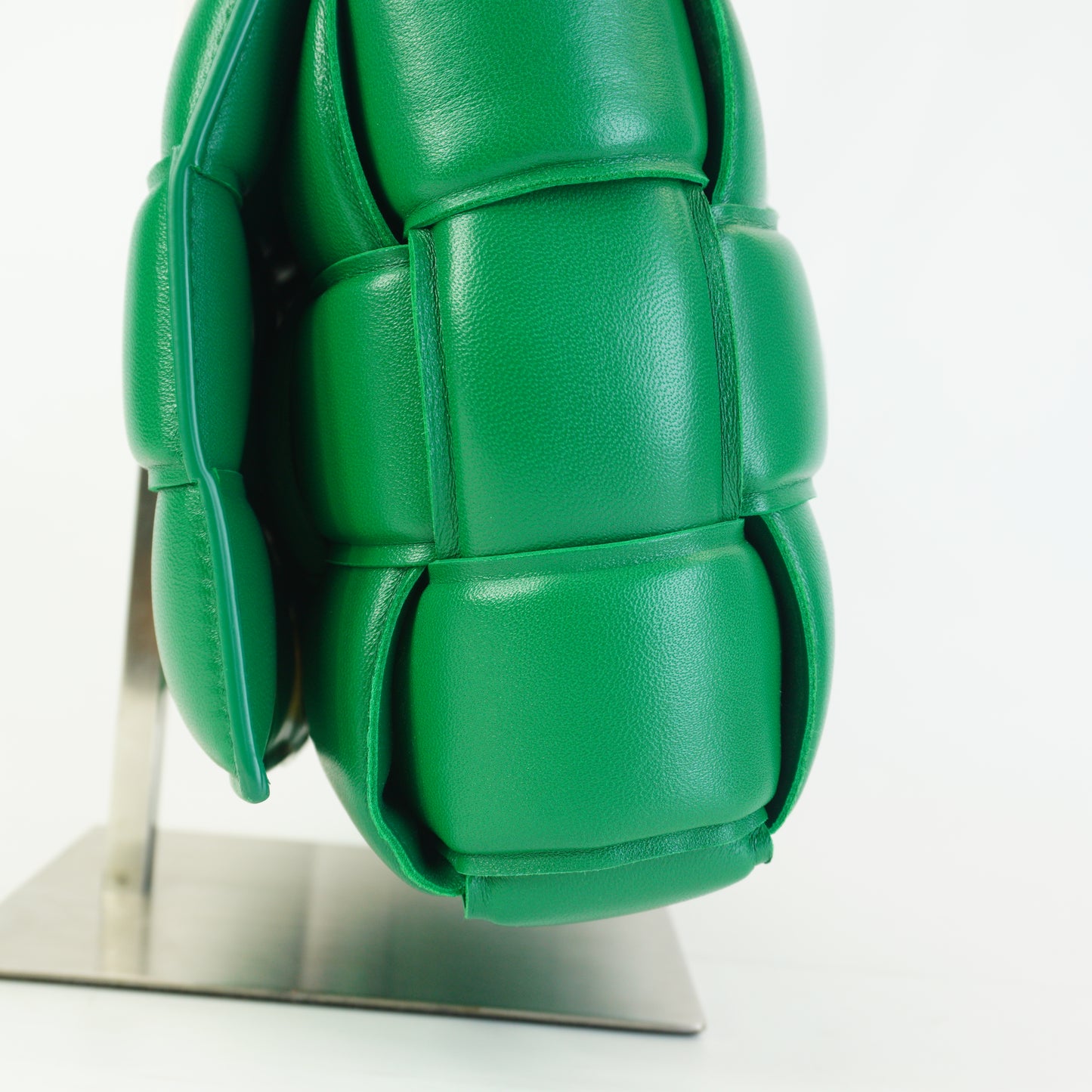 Bottega Veneta Padded Cassette Green Medium GHW