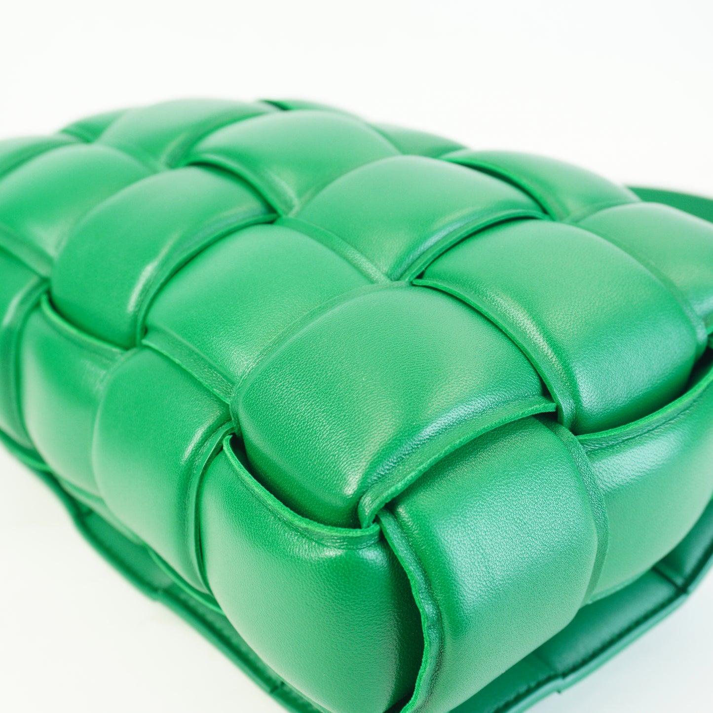 Bottega Veneta Padded Cassette Green Medium GHW