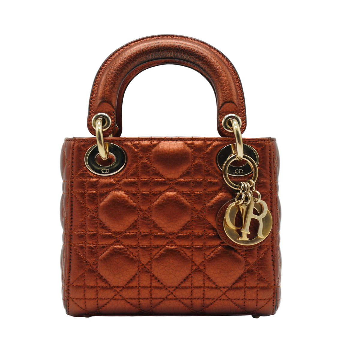 Dior	Lady Dior Metallic Bronze Small GHW