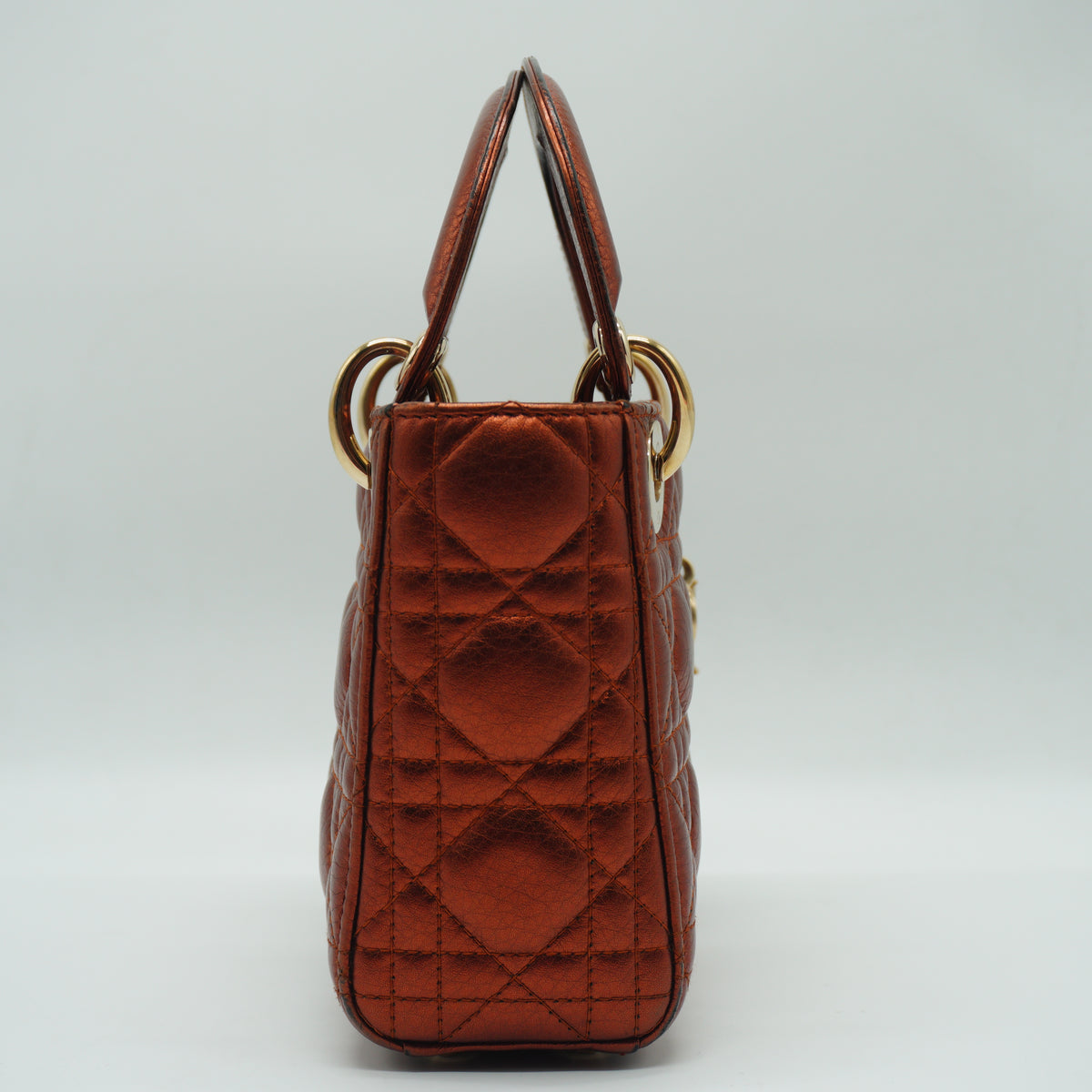 Dior	Lady Dior Metallic Bronze Small GHW