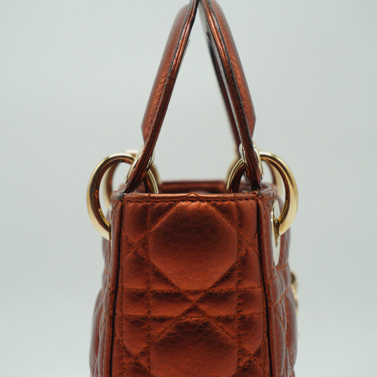 Dior	Lady Dior Metallic Bronze Small GHW
