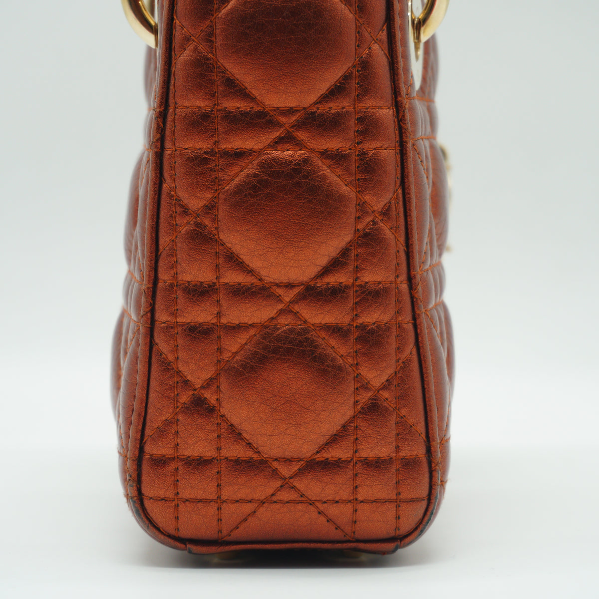 Dior	Lady Dior Metallic Bronze Small GHW