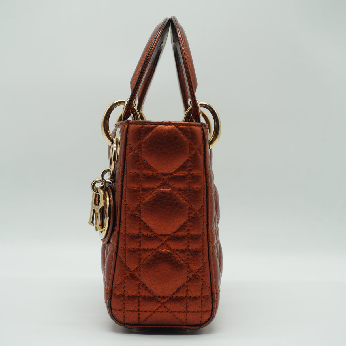 Dior	Lady Dior Metallic Bronze Small GHW