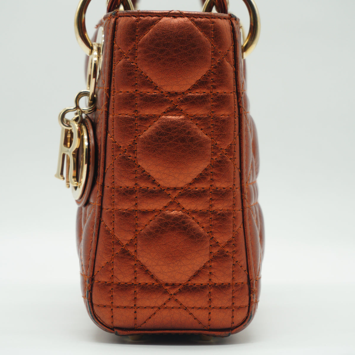 Dior	Lady Dior Metallic Bronze Small GHW