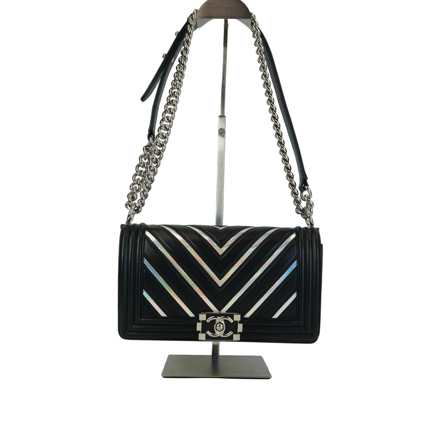 Chanel Le boy Small Black SHW