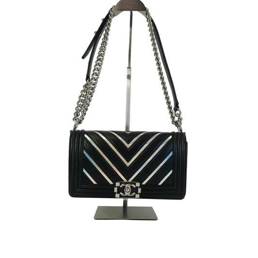 Chanel Le boy Small Black SHW