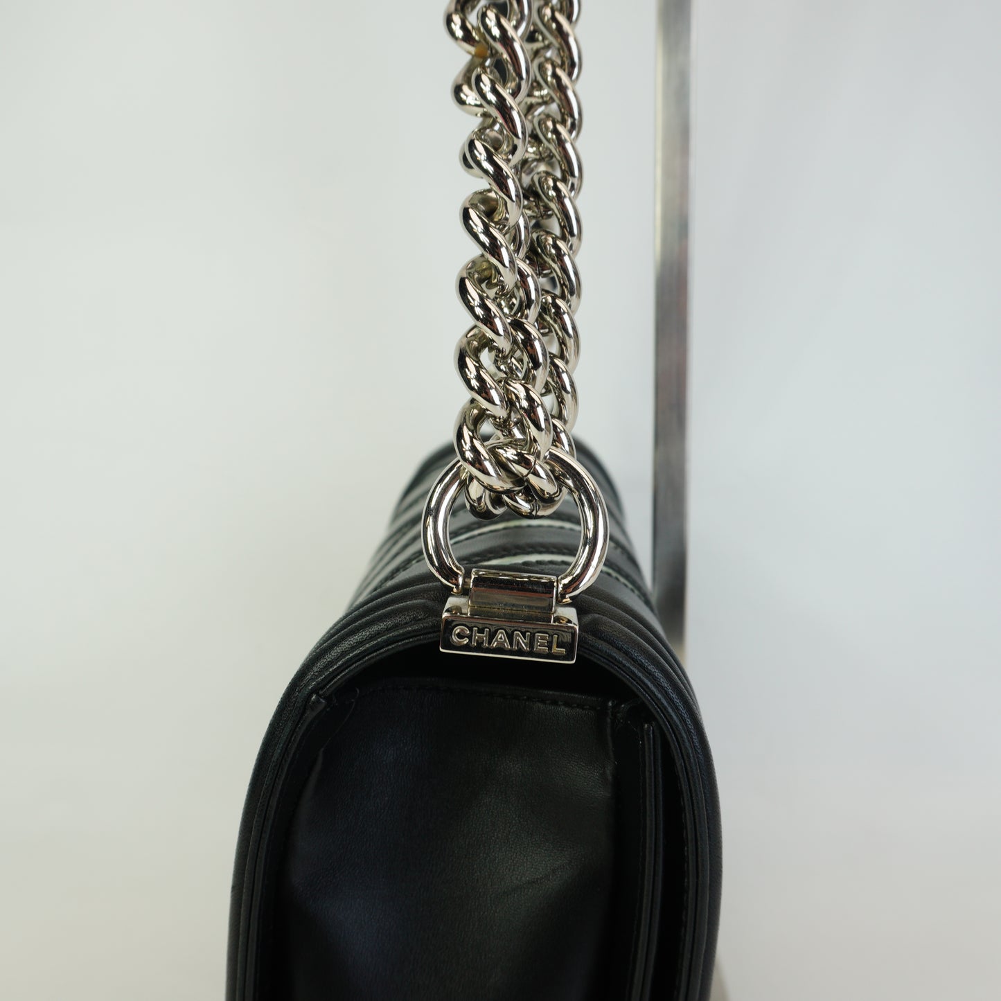 Chanel Le boy Small Black SHW