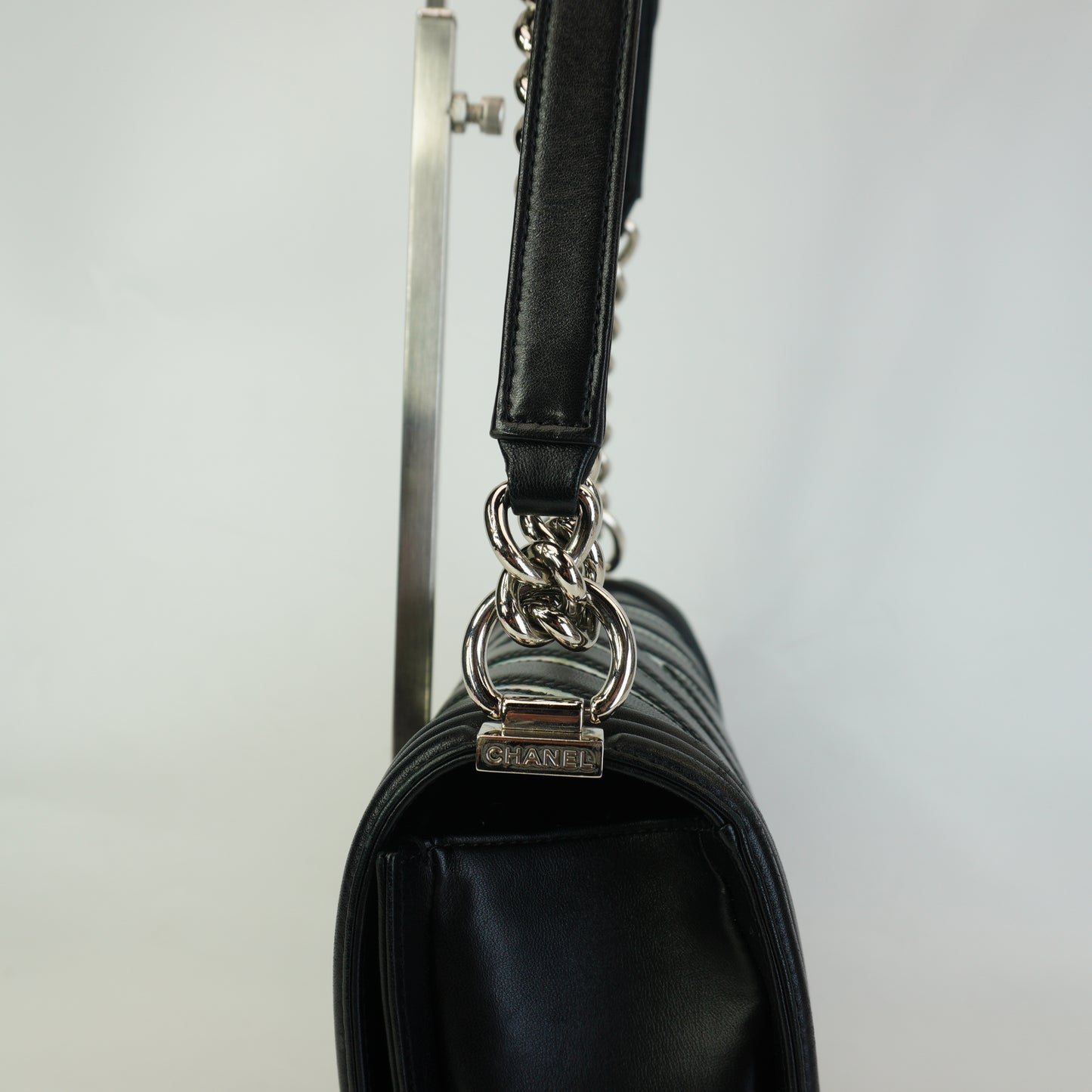 Chanel Le boy Small Black SHW