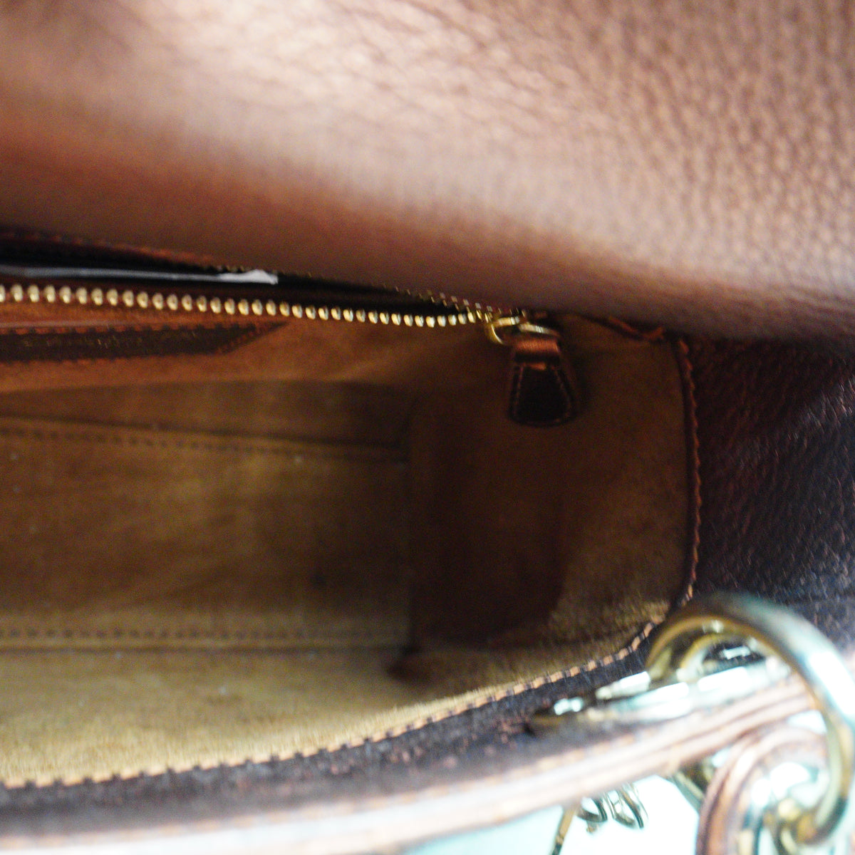 Dior	Lady Dior Metallic Bronze Small GHW