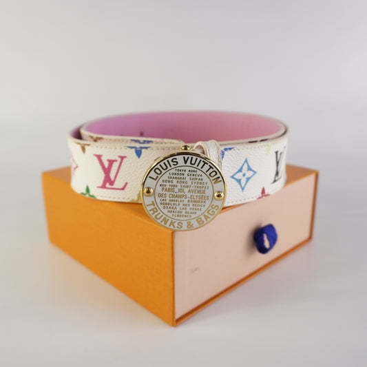 Louis Vuitton	Takashi Murakami Mono Multicolour Belt