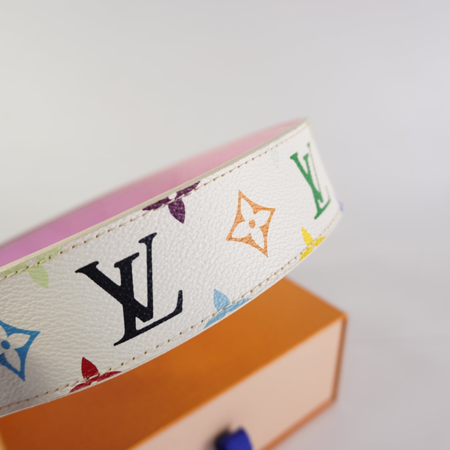 Louis Vuitton	Takashi Murakami Mono Multicolour Belt