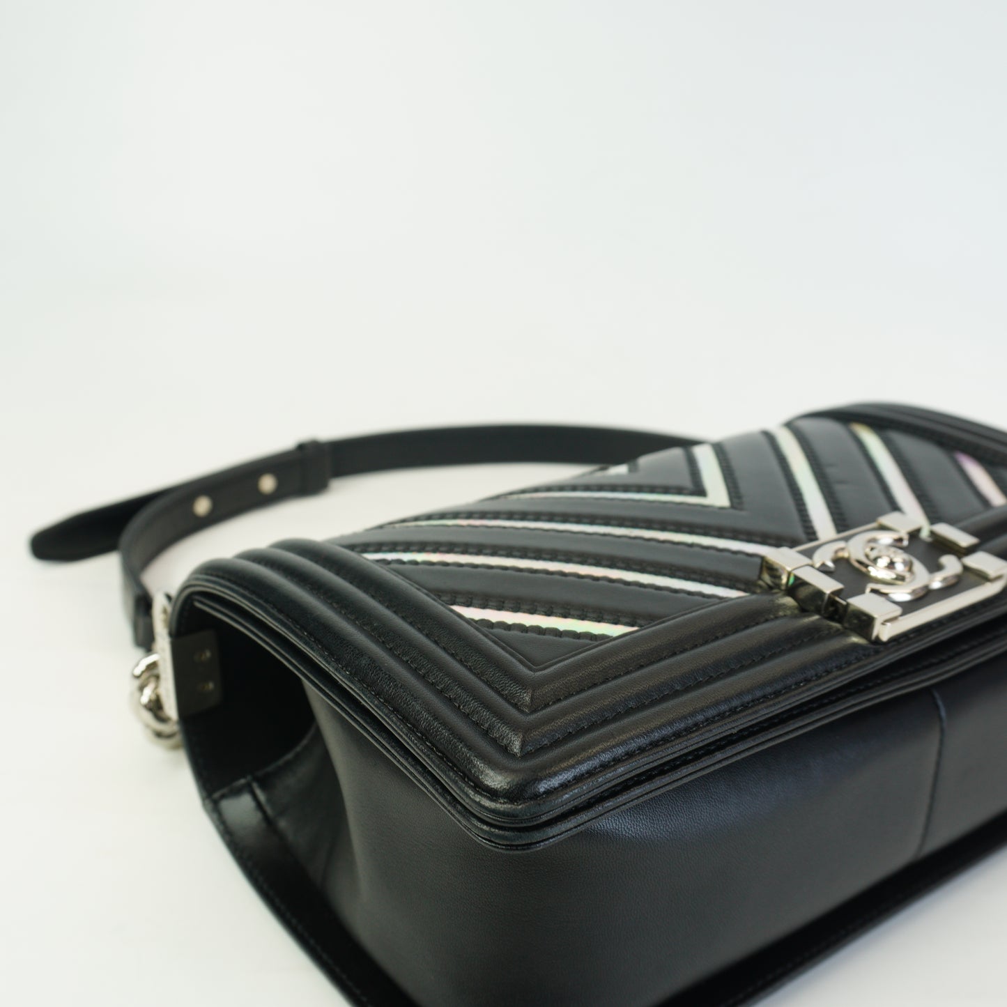 Chanel Le boy Small Black SHW