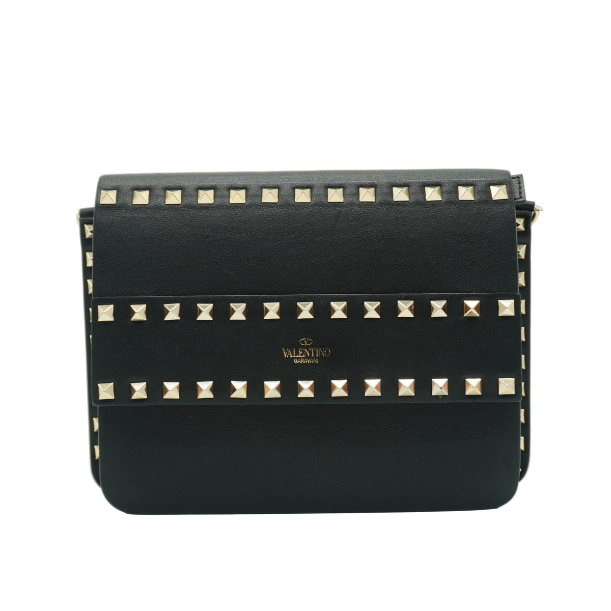 Valentino Gravani Rockstud Small Crossbody Bag GHW