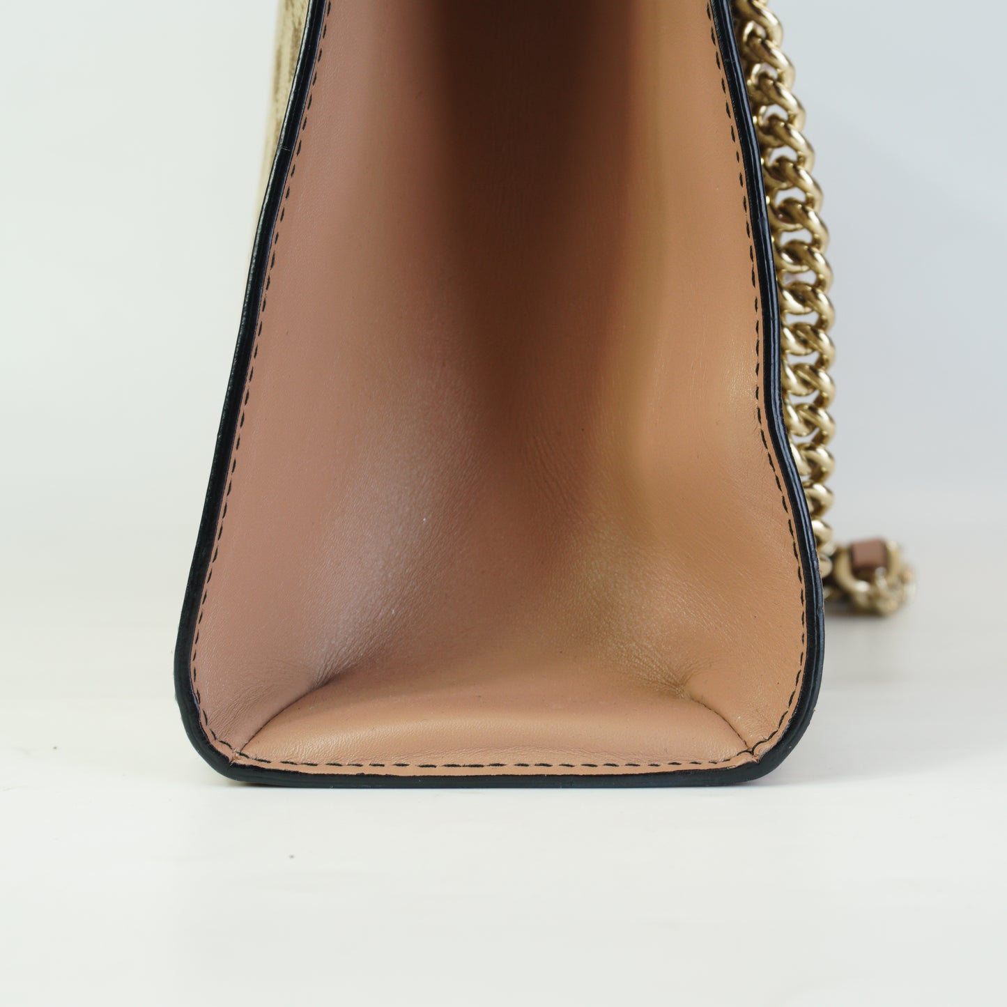 Gucci Large Emily Chain Flap Beige/Pink