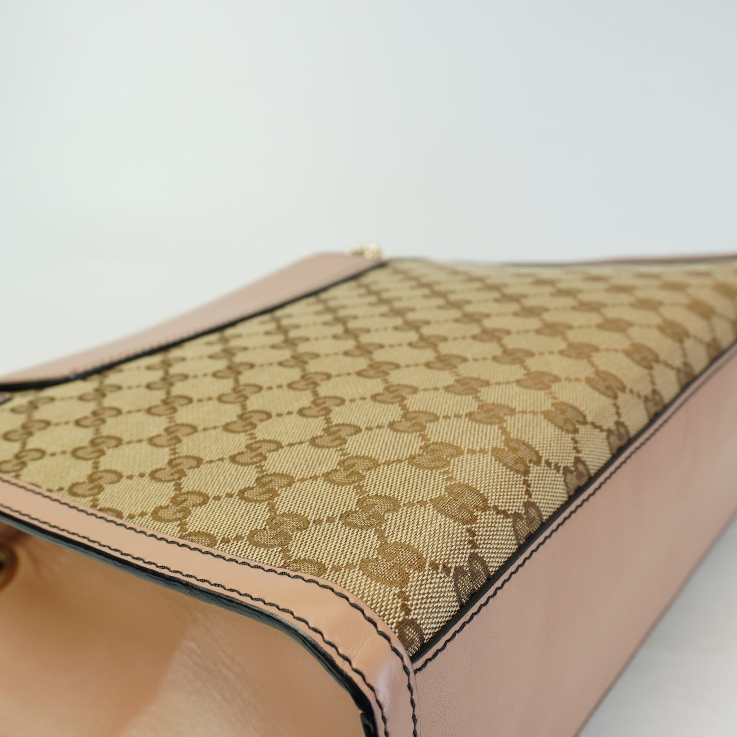 Gucci Large Emily Chain Flap Beige/Pink