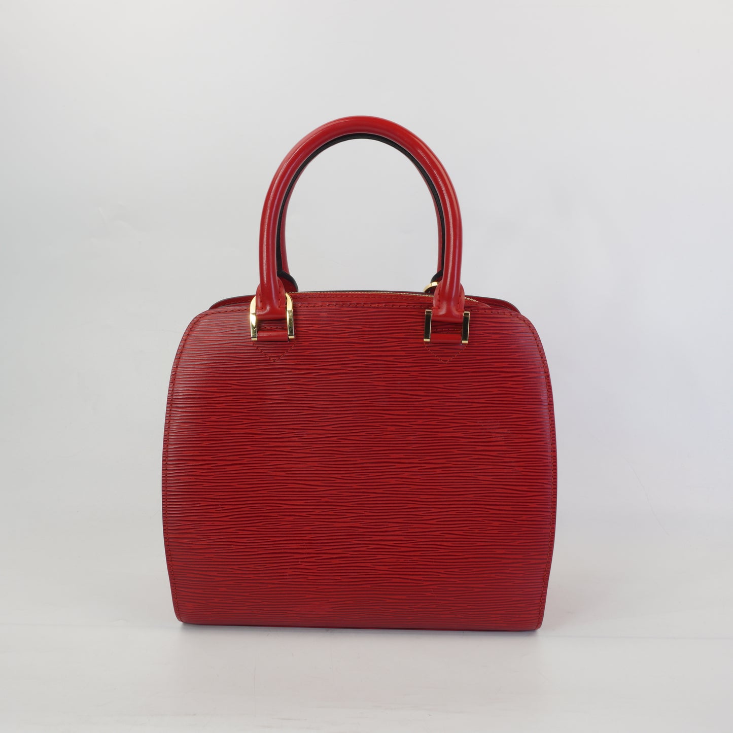 Louis Vuitton	Red Epi Pont Neuf GHW Small
