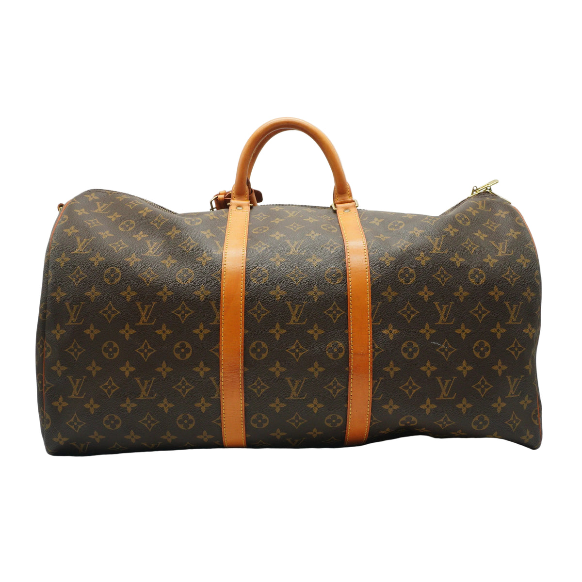 Louis Vuitton Keepall 55 Bandouliere Duffle Bag GHW