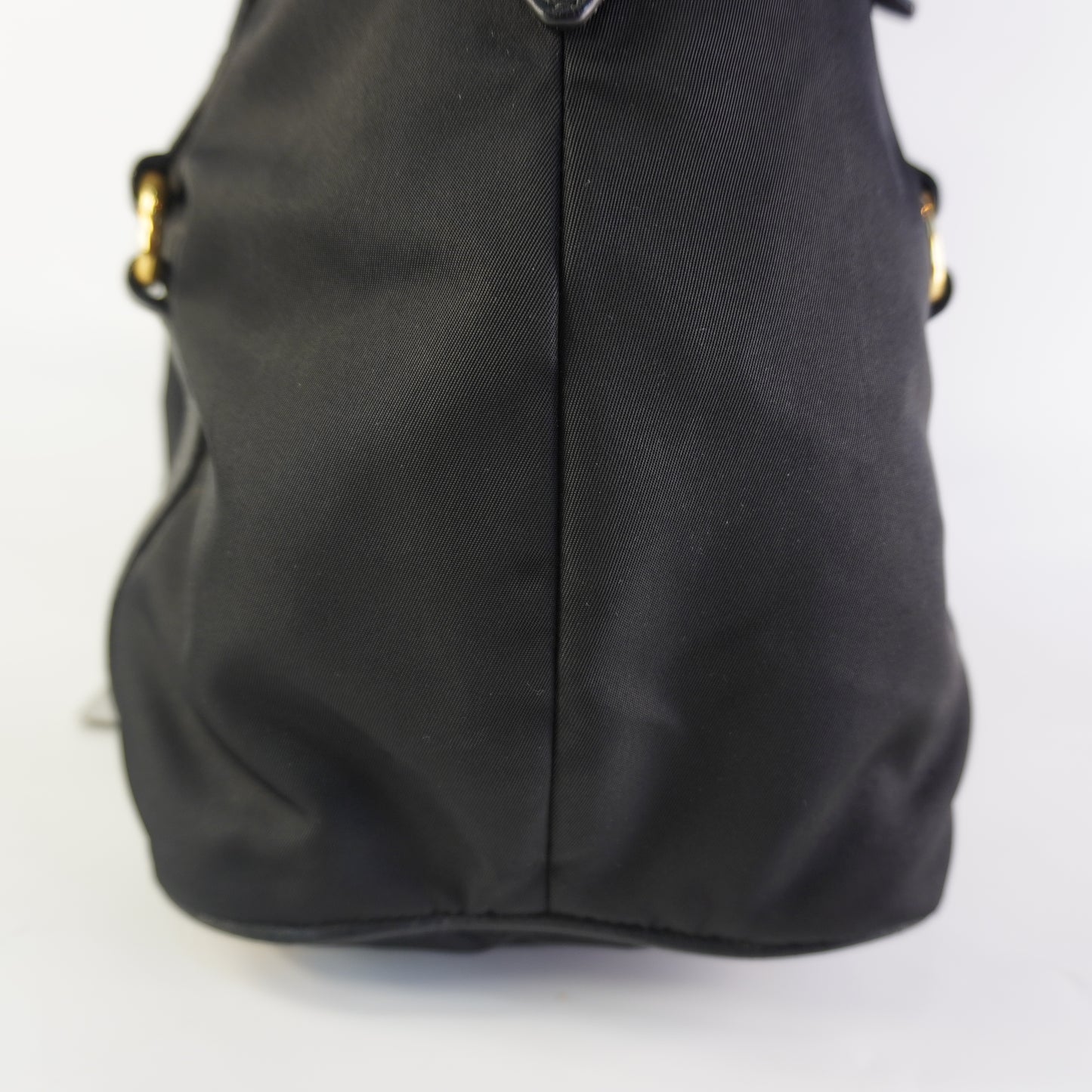 Prada Tessuto Nylon Leather Black