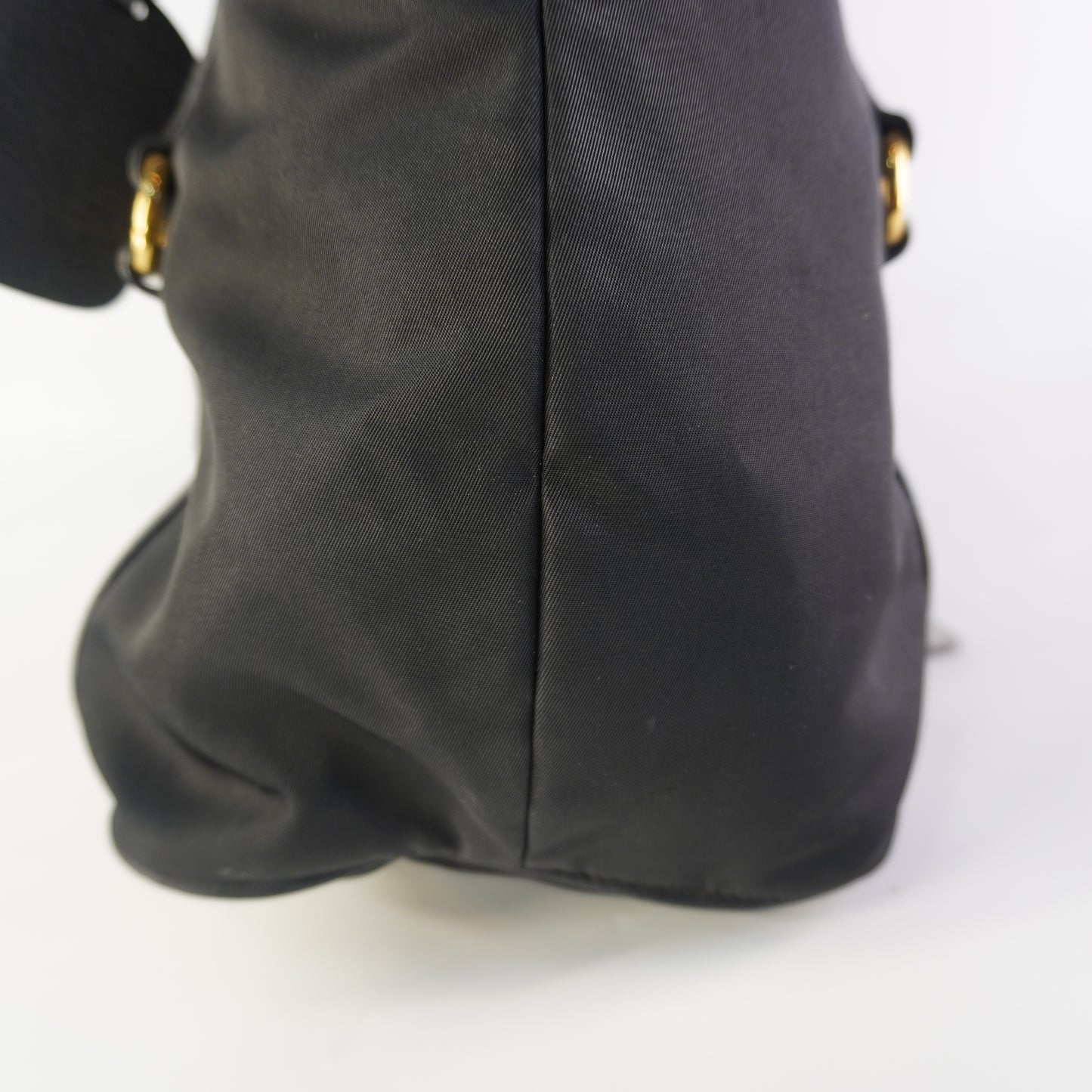 Prada Tessuto Nylon Leather Black
