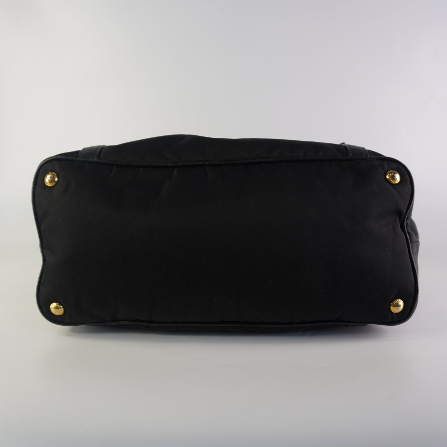 Prada Tessuto Nylon Leather Black