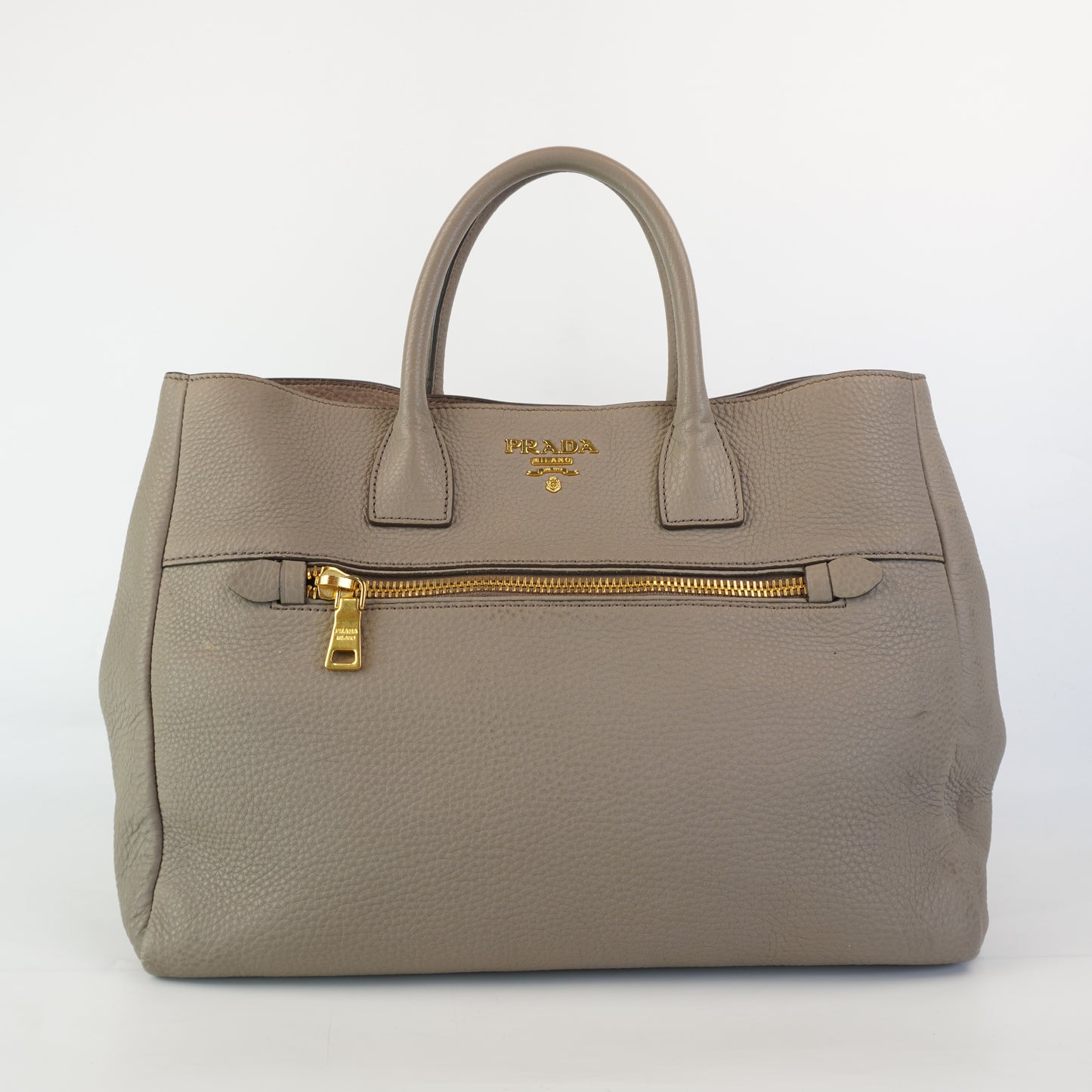 Prada Vitello Daino Two Way Tote