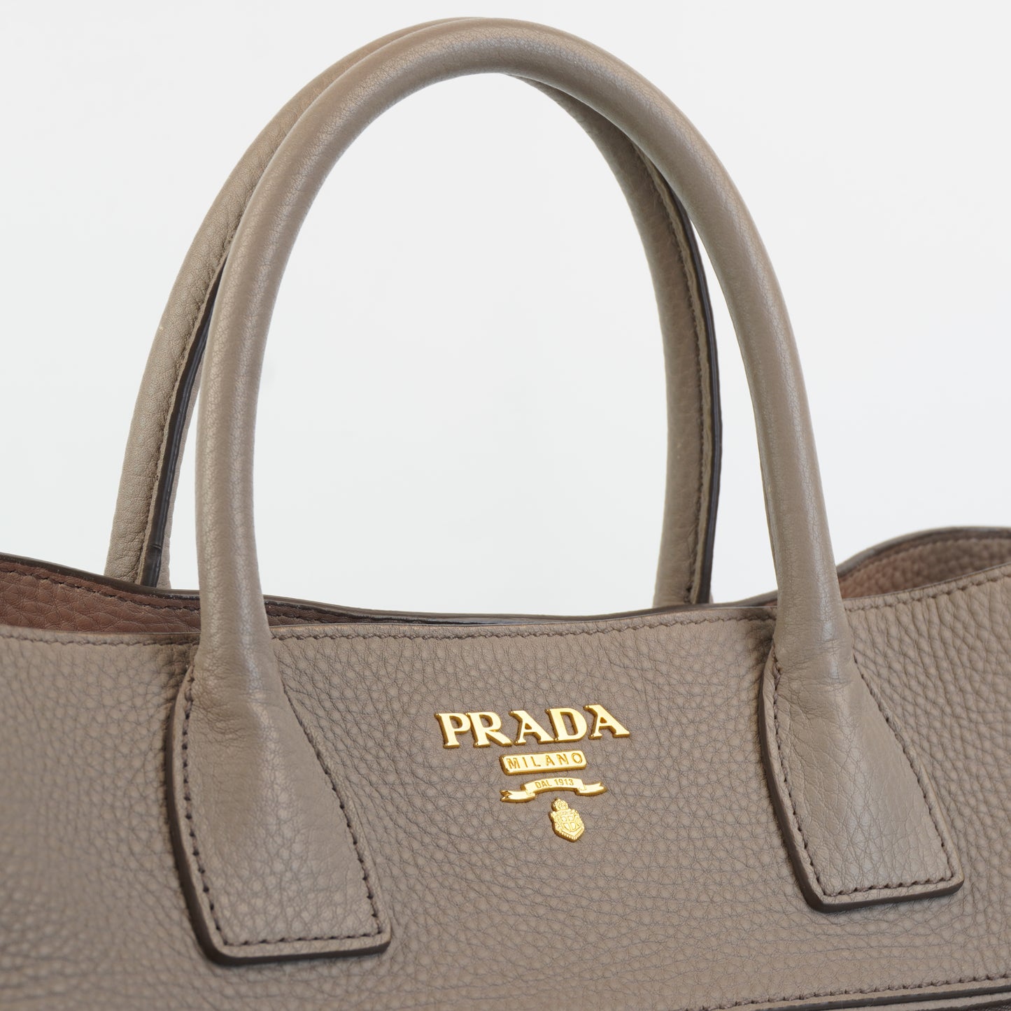 Prada Vitello Daino Two Way Tote