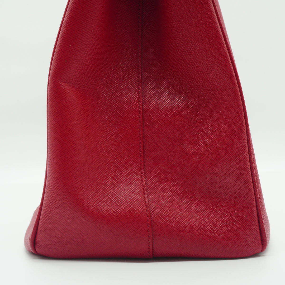 Prada Galleria Large Double Zip Tote White/Red GHW