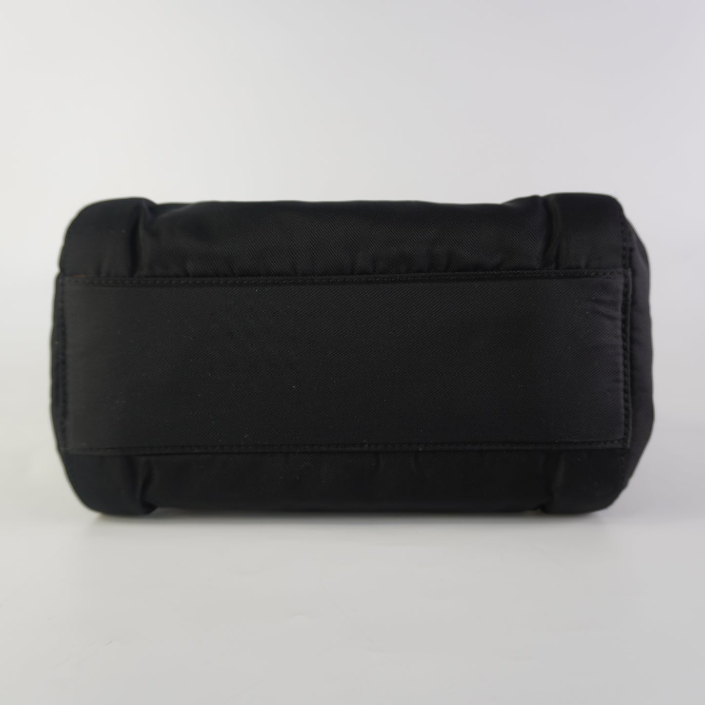 Prada Tessuto Nylon Chain Shoulder Black