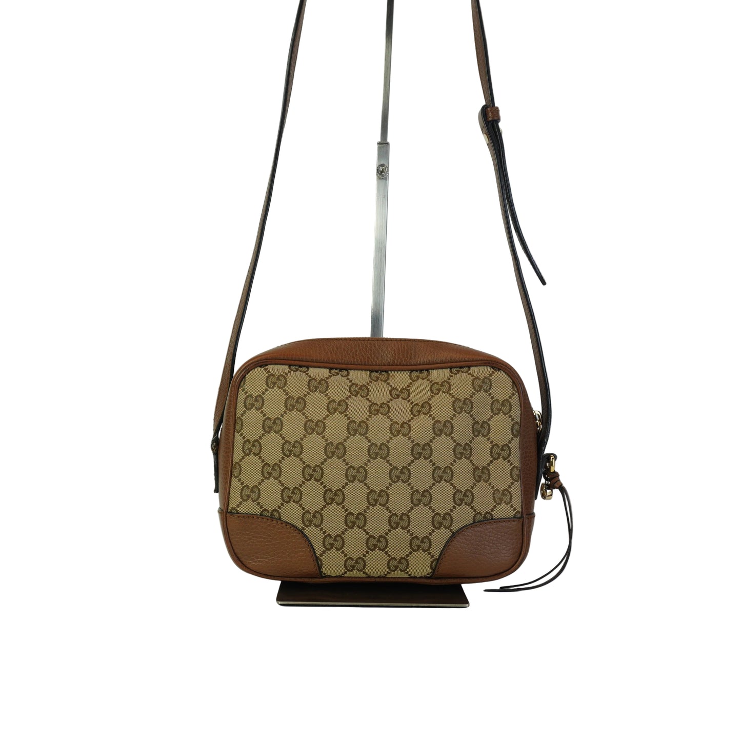 Gucci Bree Mini Camera Bag Canvas GHW