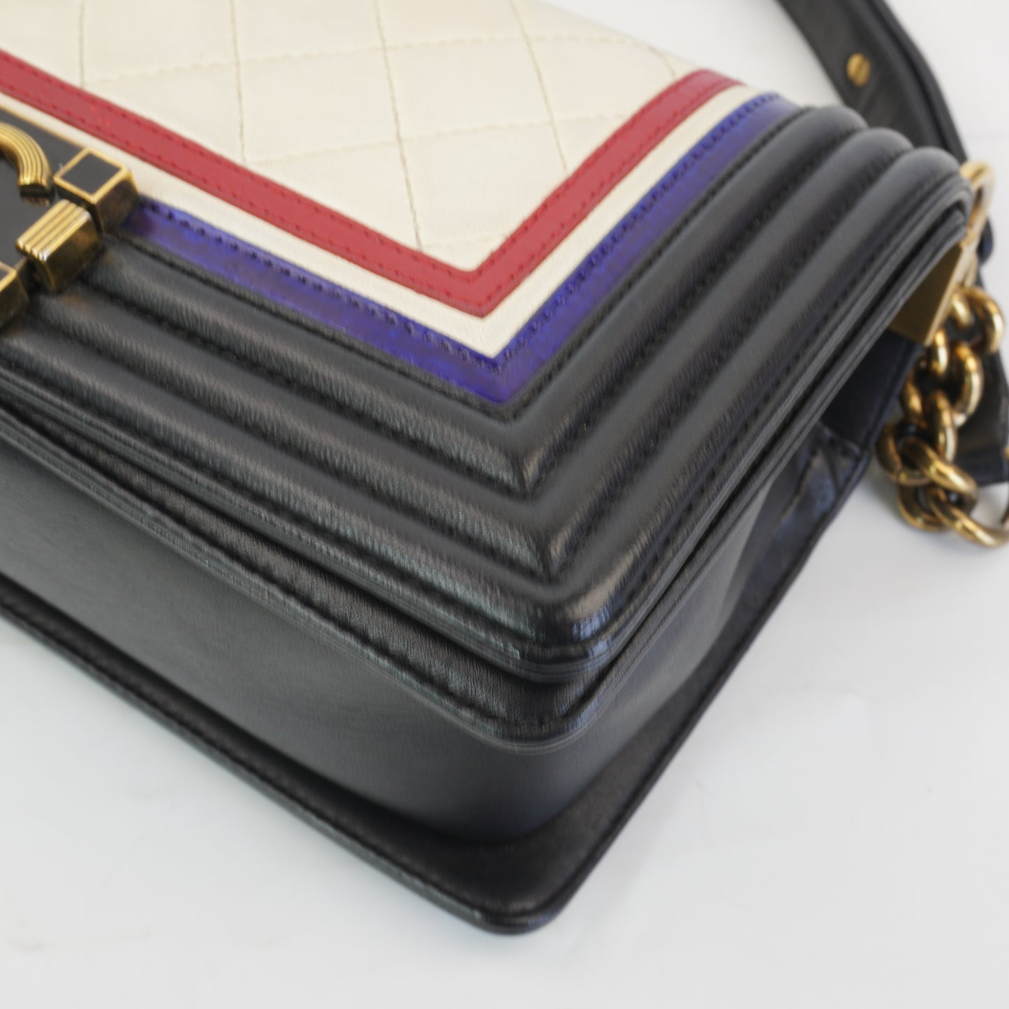 Chanel Boy Bag Crest Multi-Color GHW  Small