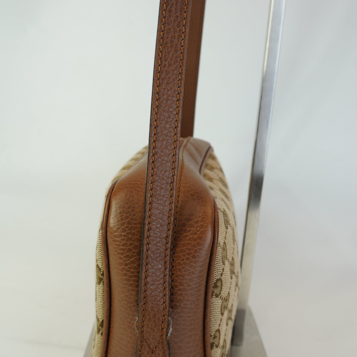 Gucci Bree Mini Camera Bag Canvas GHW