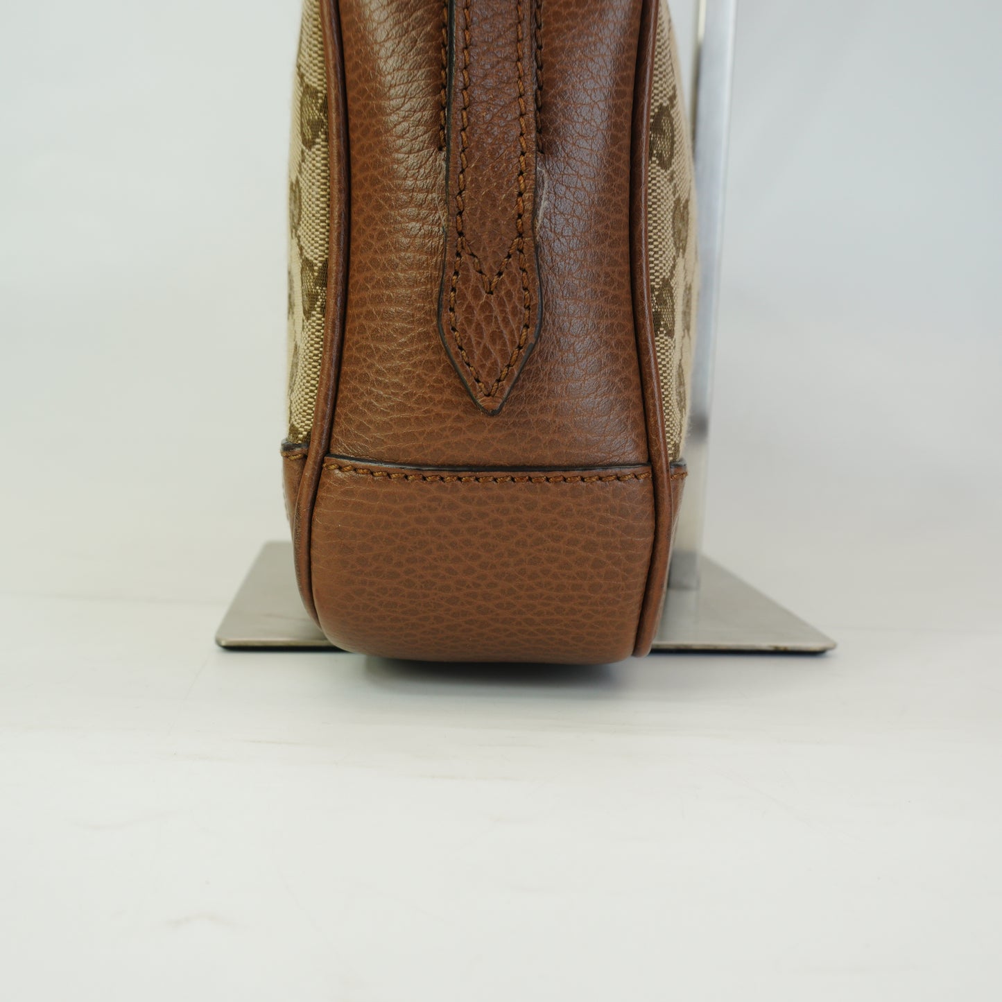 Gucci Bree Mini Camera Bag Canvas GHW