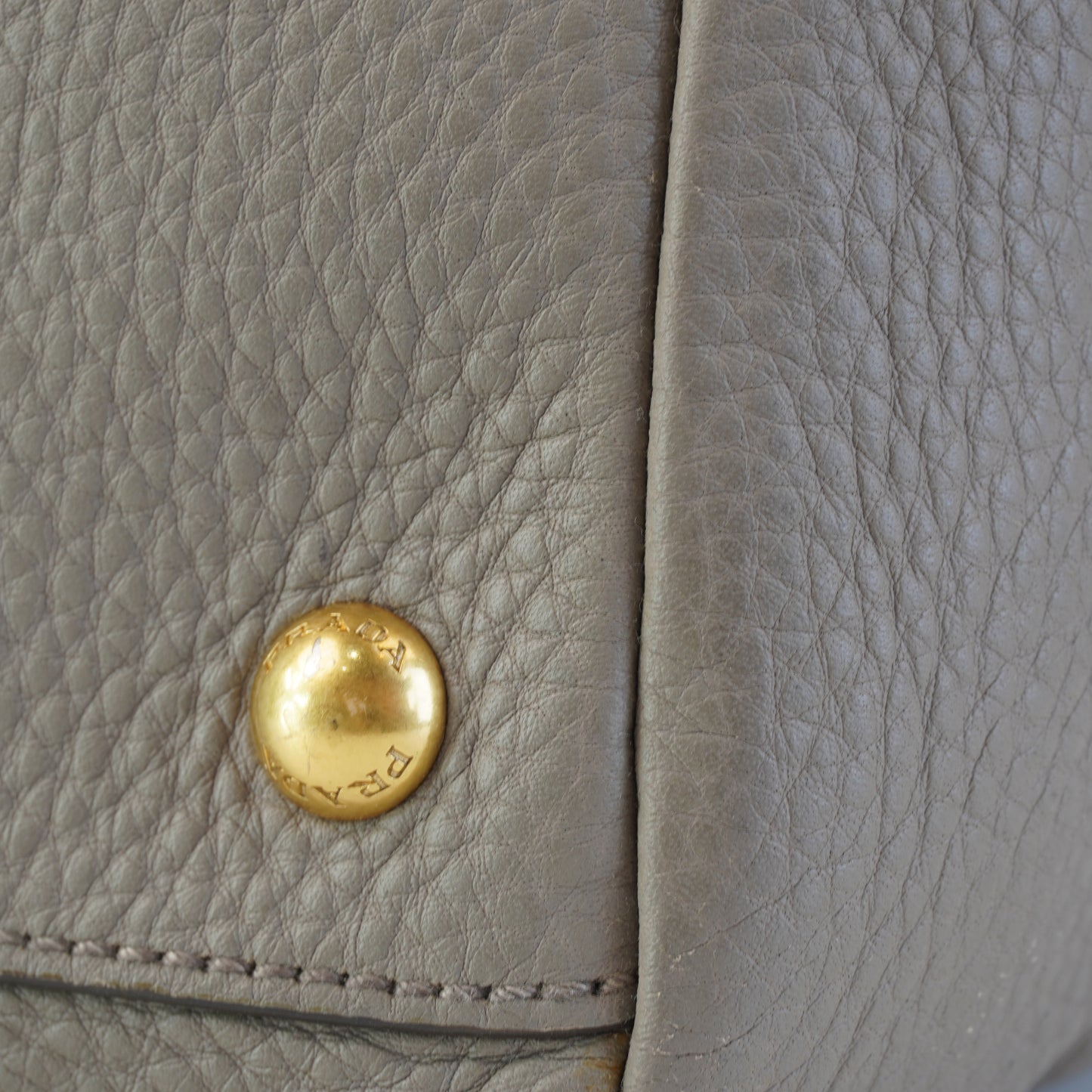 Prada Vitello Daino Two Way Tote