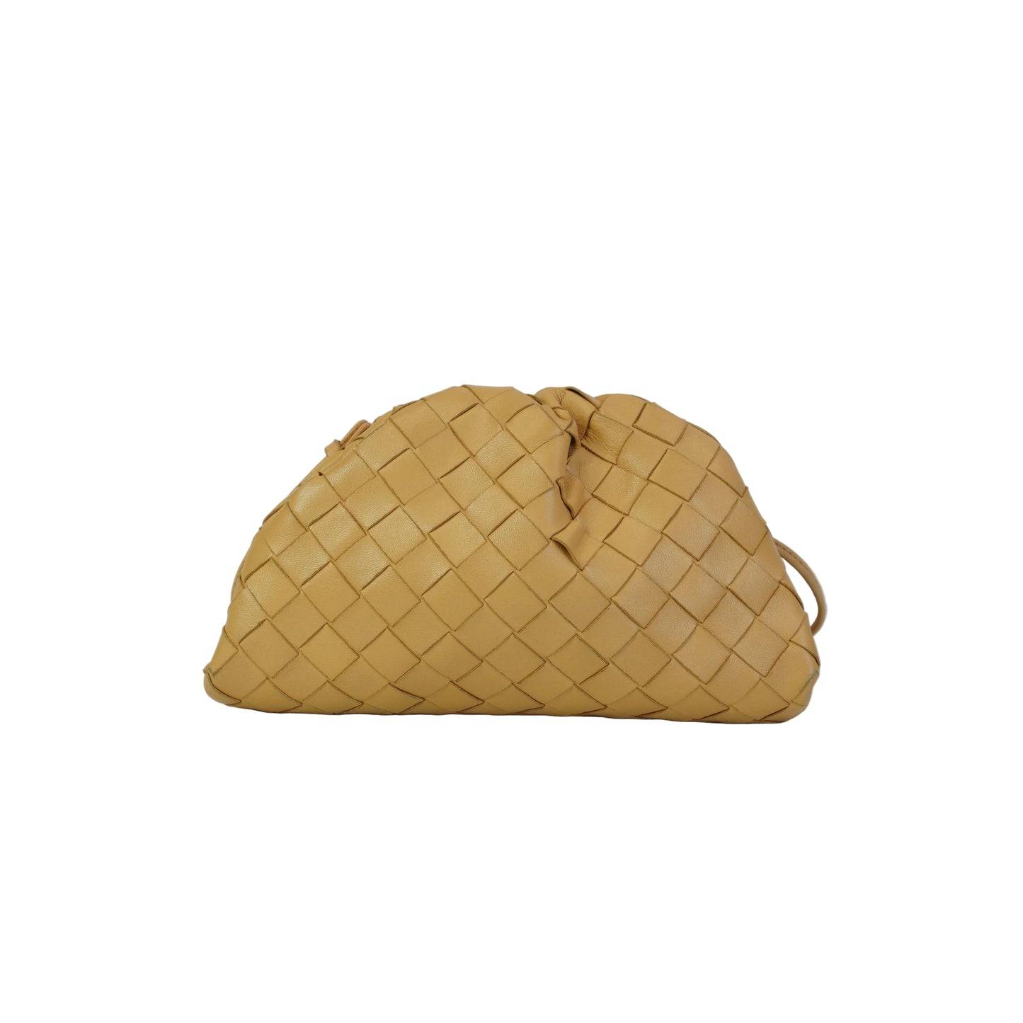 Bottega Veneta The mini  Pouch beige GHW