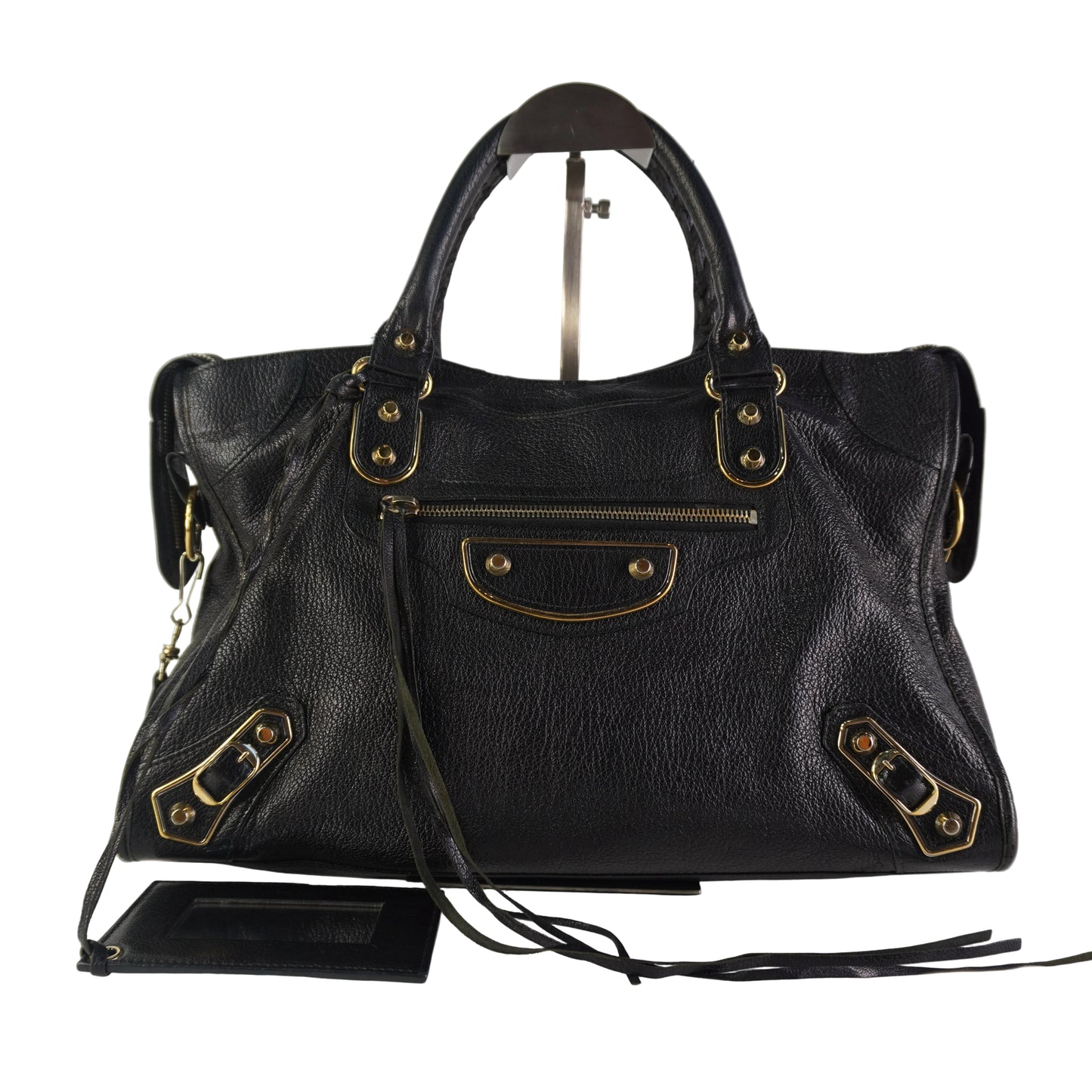 Balenciaga Metallic Edge City Black