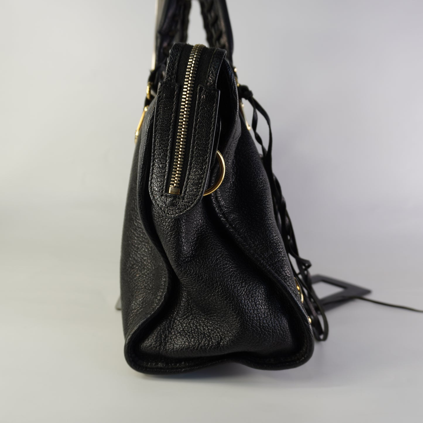 Balenciaga Metallic Edge City Black