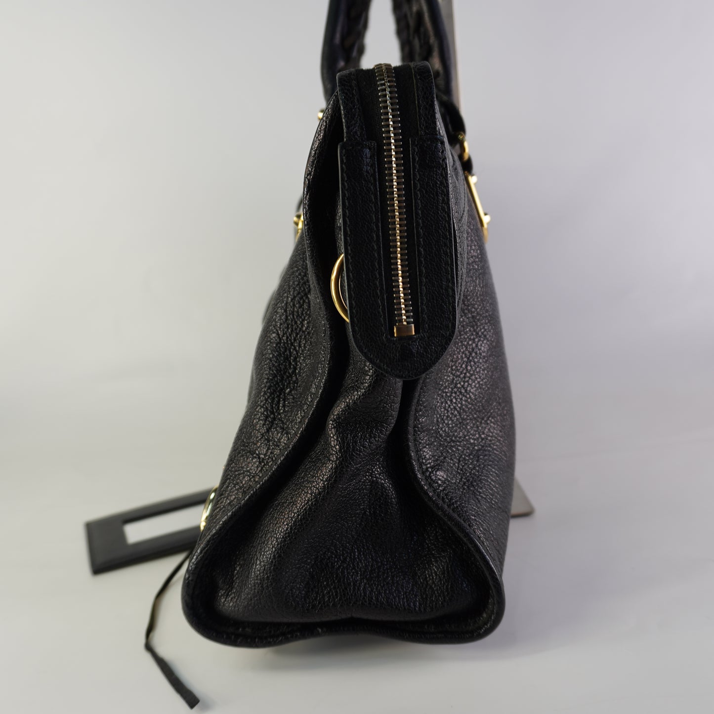 Balenciaga Metallic Edge City Black