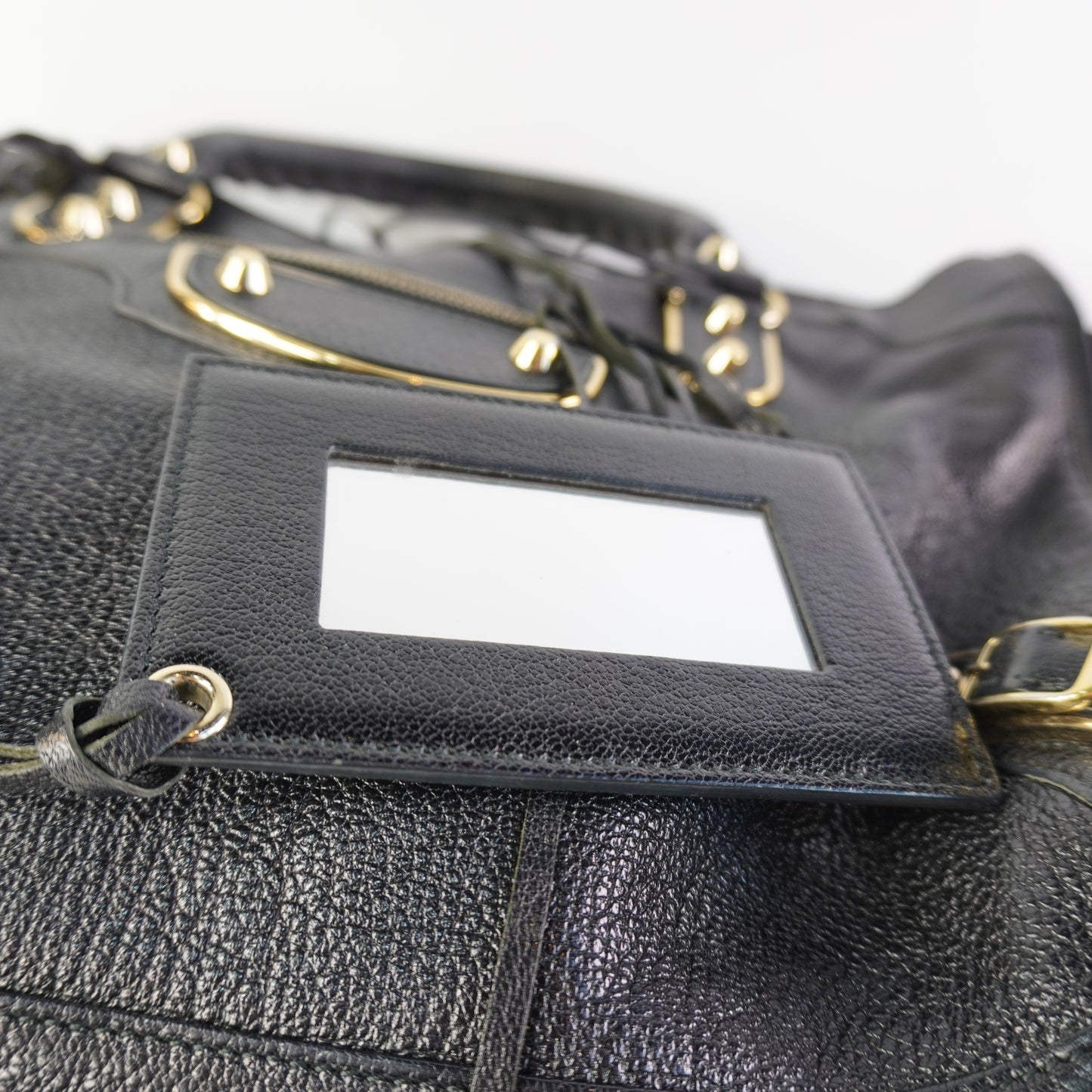 Balenciaga Metallic Edge City Black